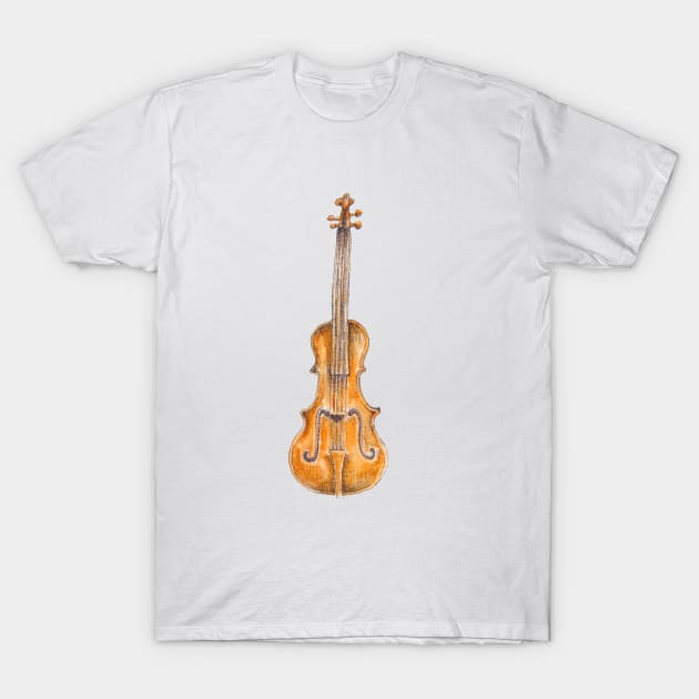 violin 2 T-Shirt by lisenok